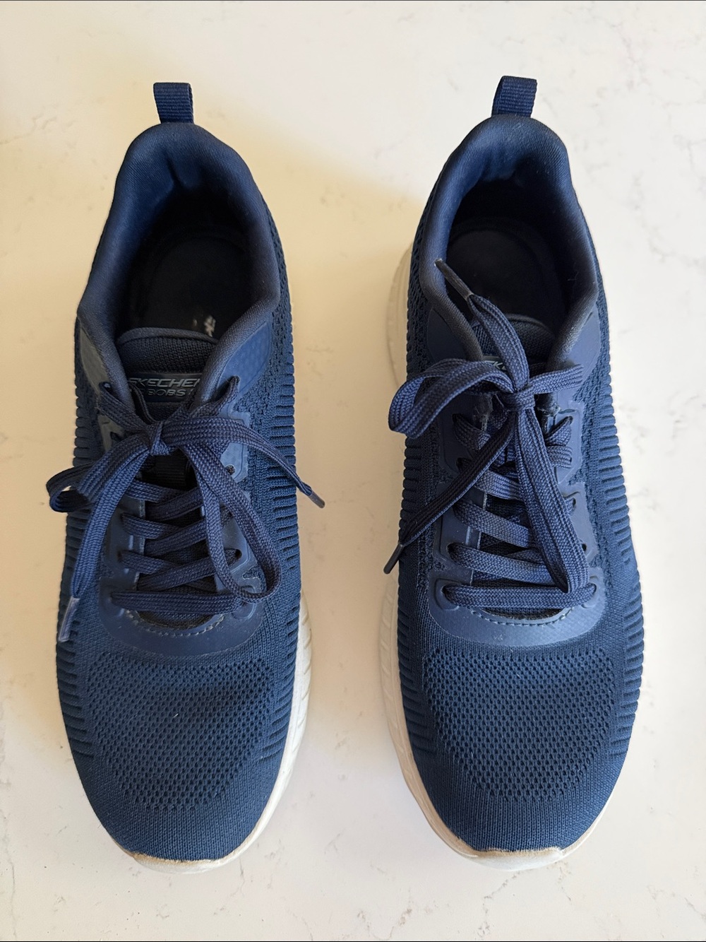 Women’s sketchers Bobs Memory foam Navy Athletic Sneakers